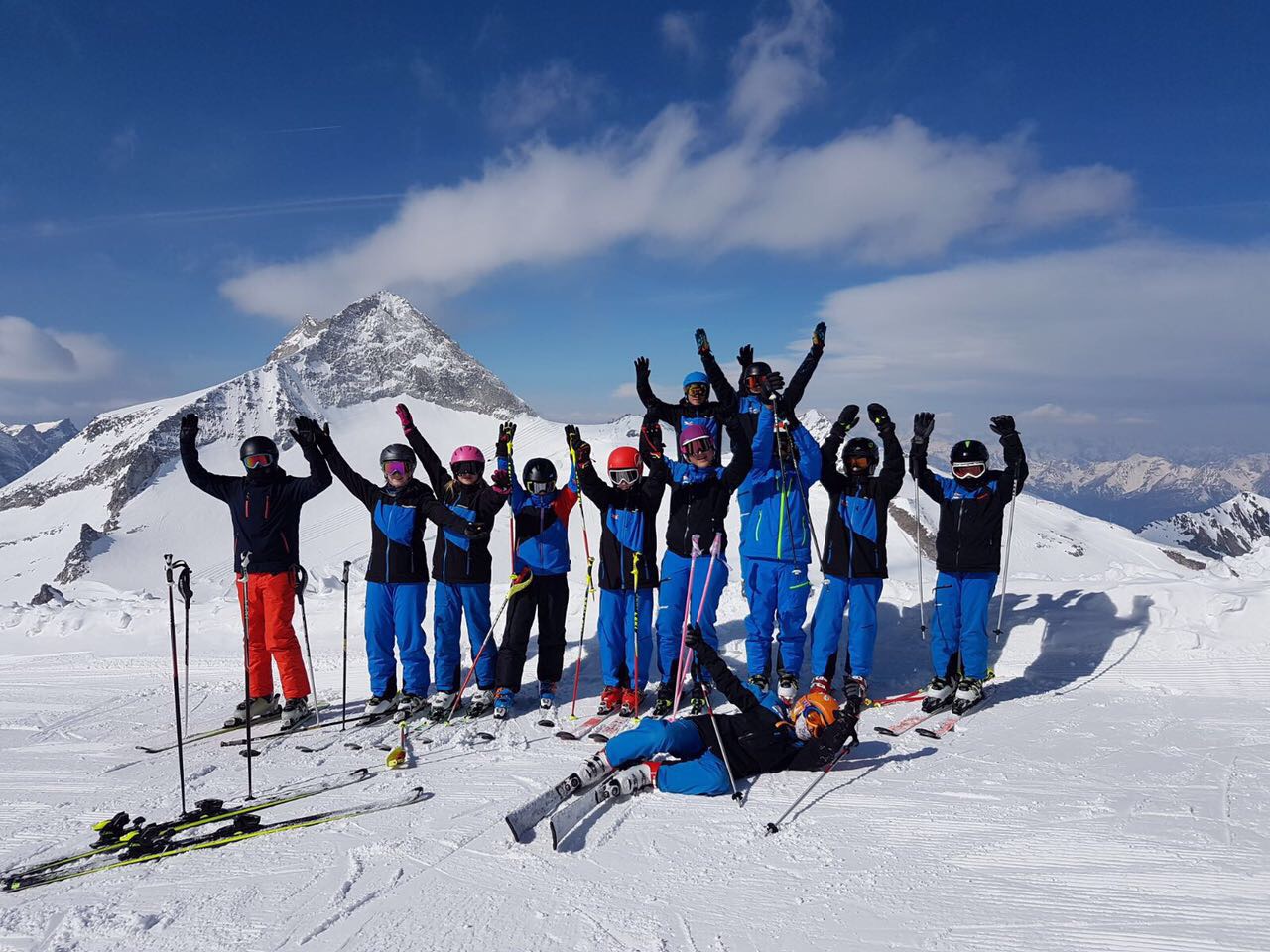 Renngruppe: Abschlussfahrt Hintertux 2017