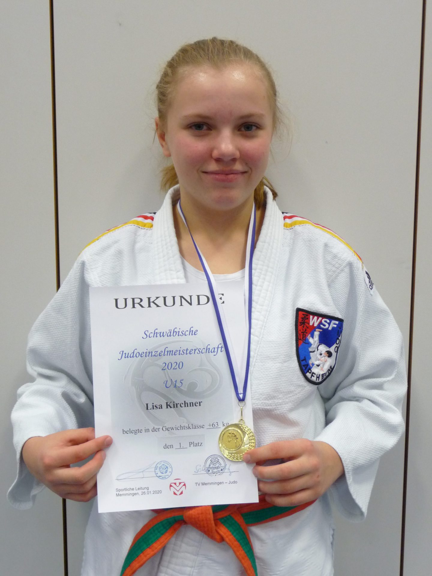 Judo: Schwäbische Meisterin U15